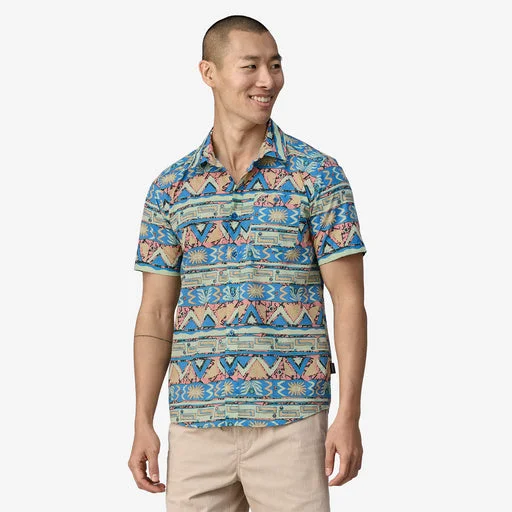 Patagonia Men's Go-To Shirt (High Hopes Geo: Salamander Green)