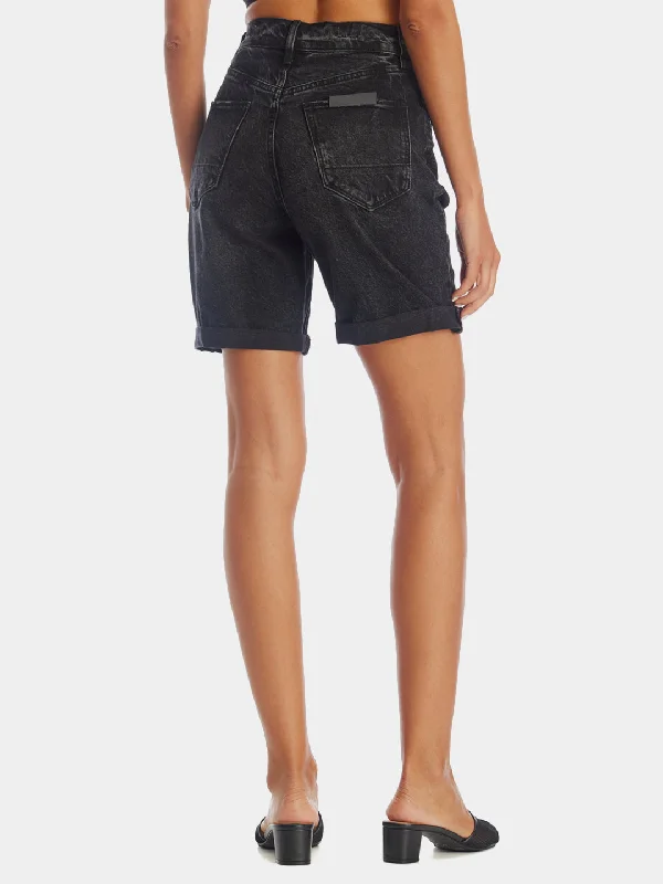 Pleated Midi Shorts