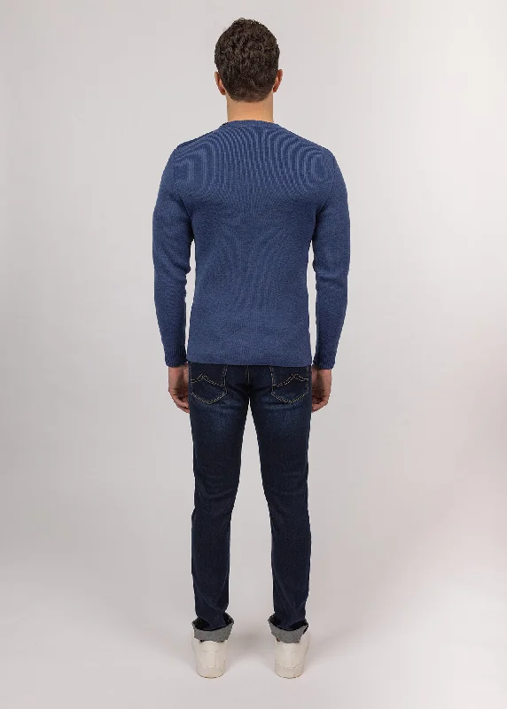 Rochefort sailor jumper - slim fit, in merino wool (JEAN)