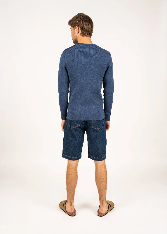 Rochefort sailor jumper - slim fit, in merino wool (JEAN)