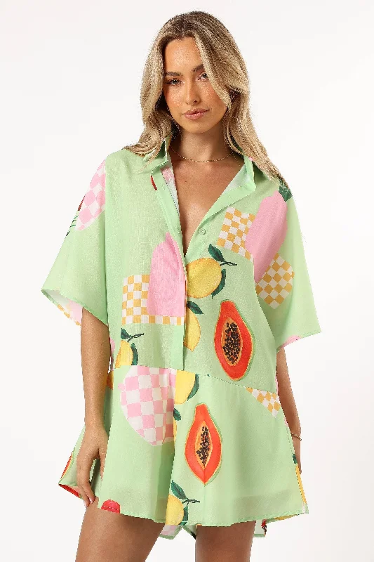 Sebastian Romper - Green Papaya