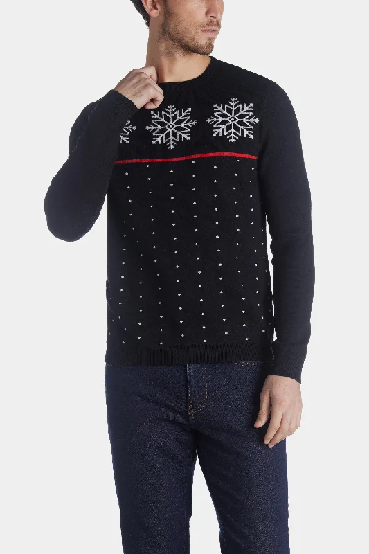 Snowflake Crew Sweater