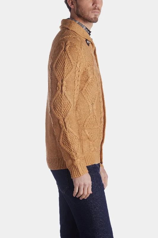 Toggle Cable Cardigan