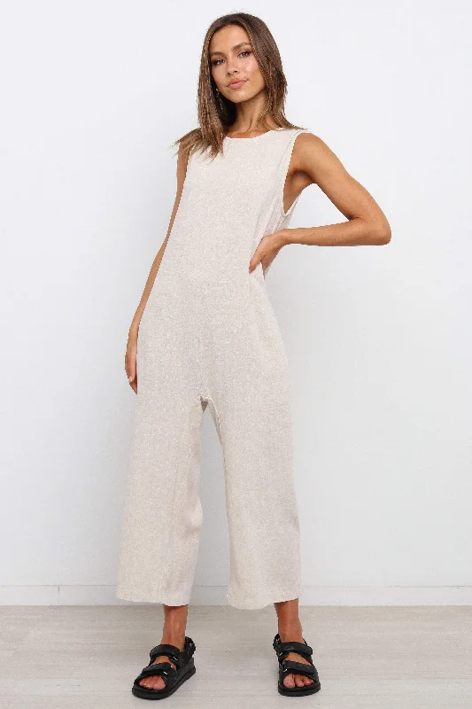 Yardlee Jumpsuit - Beige