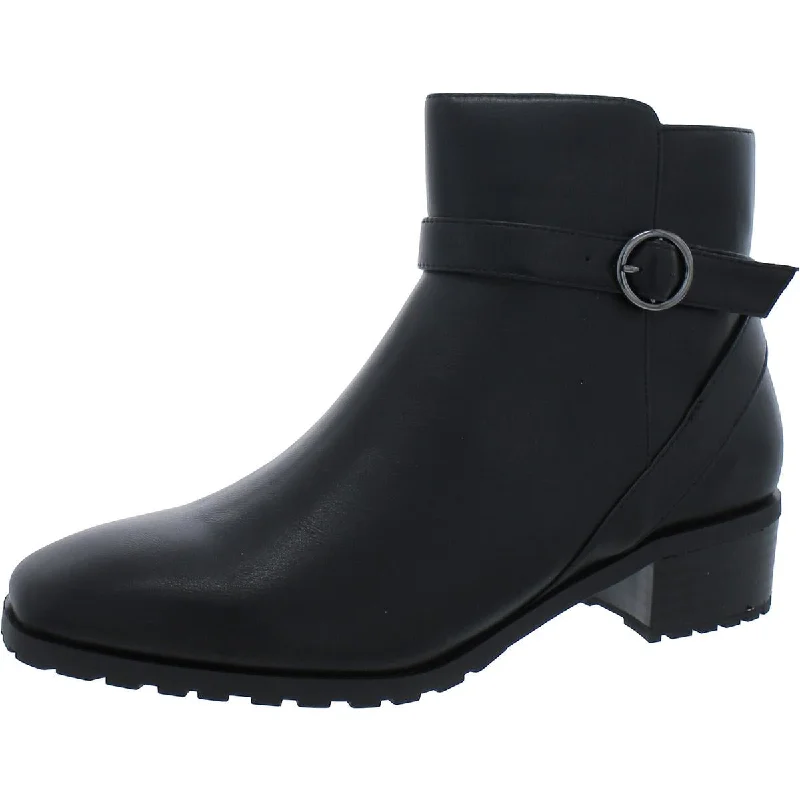 Charlton Womens Leather Ankle Booties