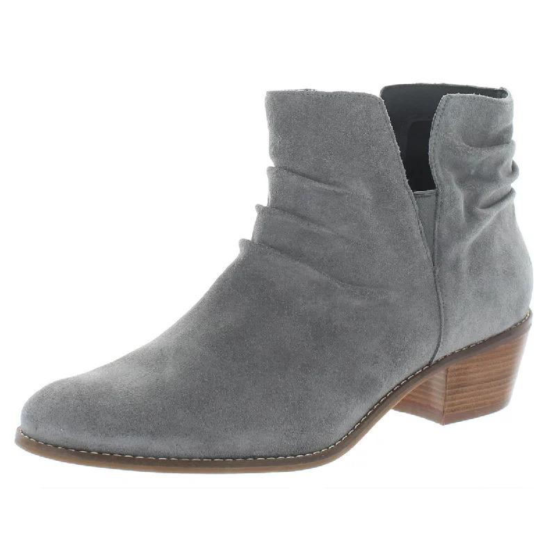 Alayna Womens Suede Slouchy Booties