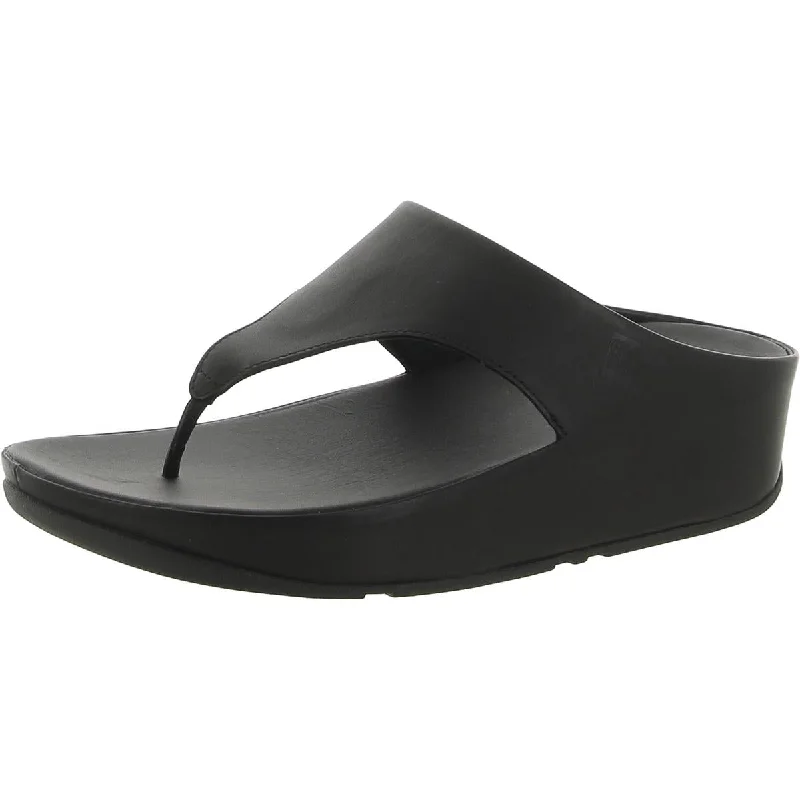 Shuv Womens Leather Slip On Thong Sandals