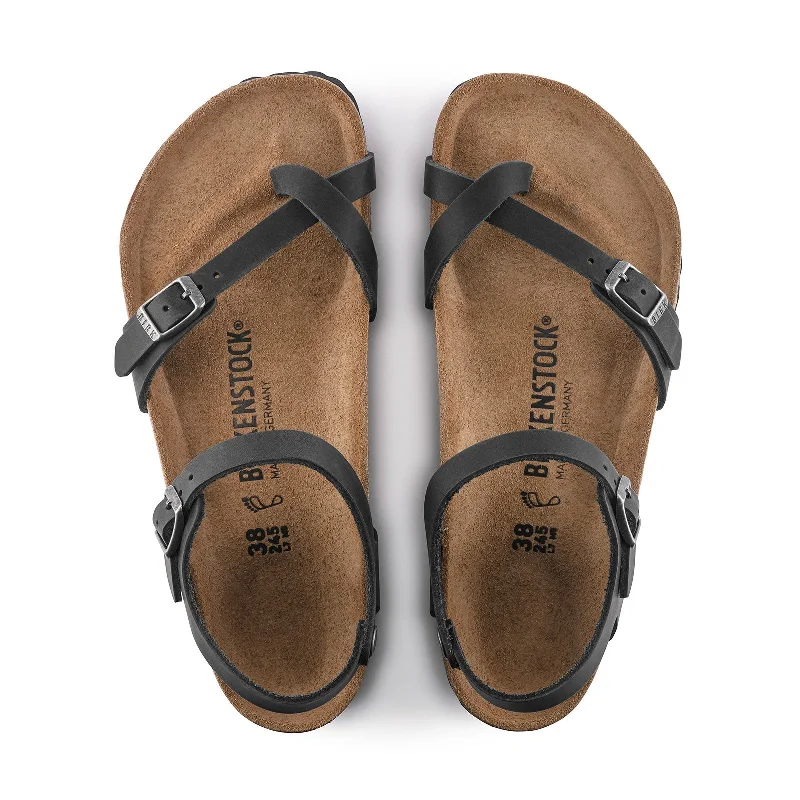 Birkenstock Taormina Backstrap Sandal (Women) - Black Oiled Leather