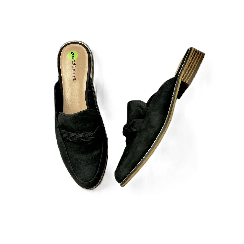 Black Shoes Flats By Indigo Rd, Size: 8