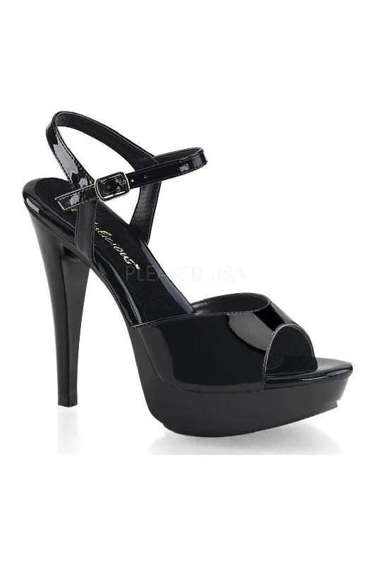 COCKTAIL-509 Platform Sandal | Black Patent