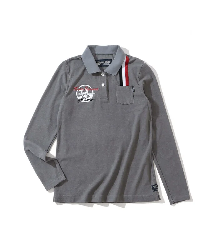 Belfast long Sleeve Polo | WOMEN