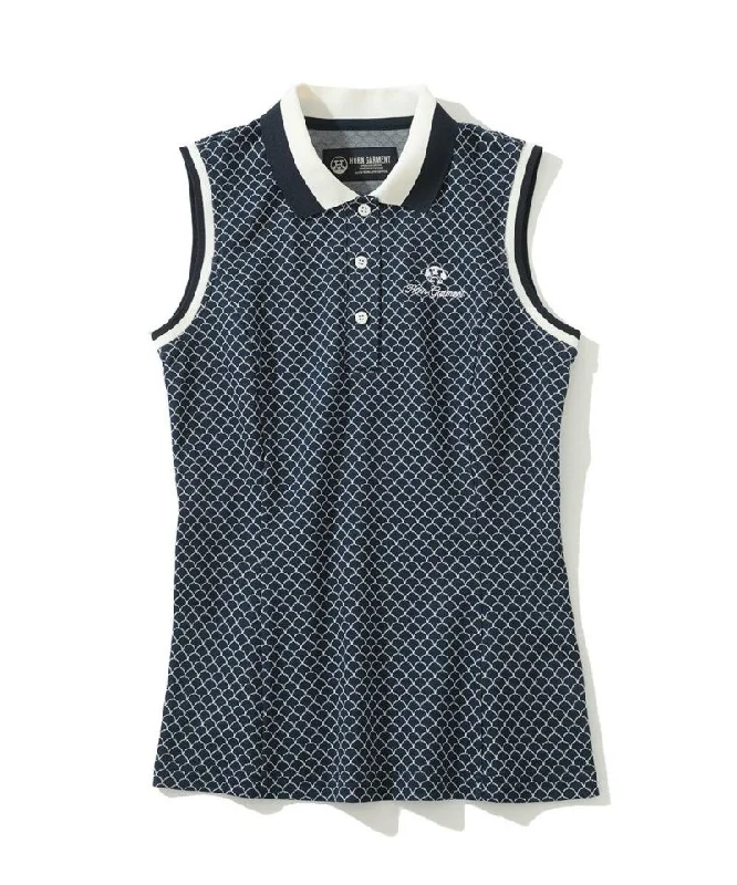 Scale Sleeveless Polo | WOMEN