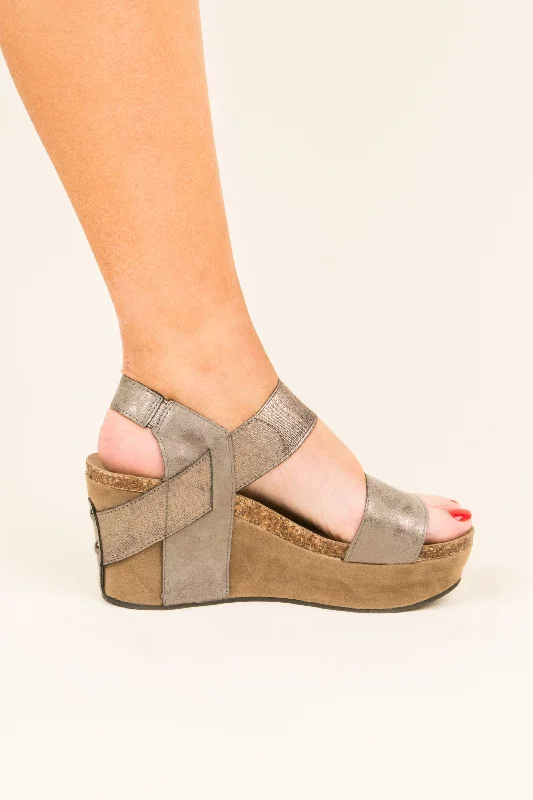 Sudden Crush Wedges, Pewter