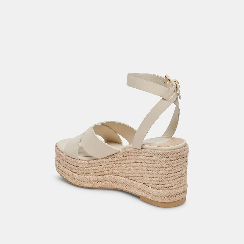 TULANE WEDGES IVORY STELLA