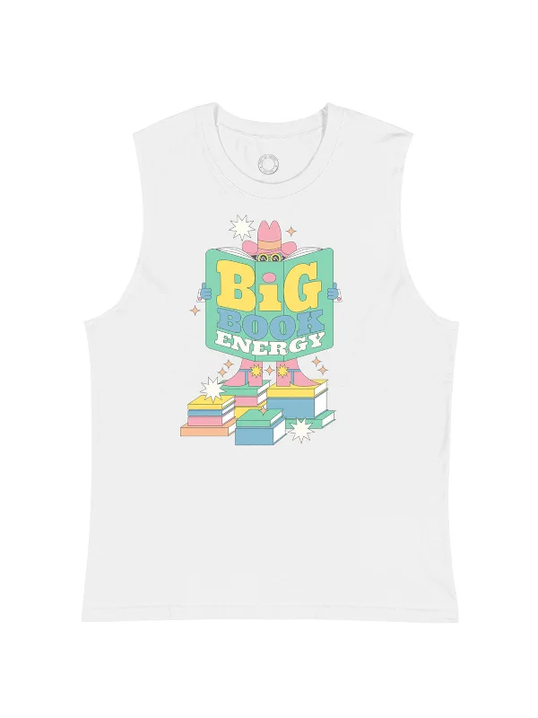 Big Book Energy Unisex Tank Top (Print Shop)