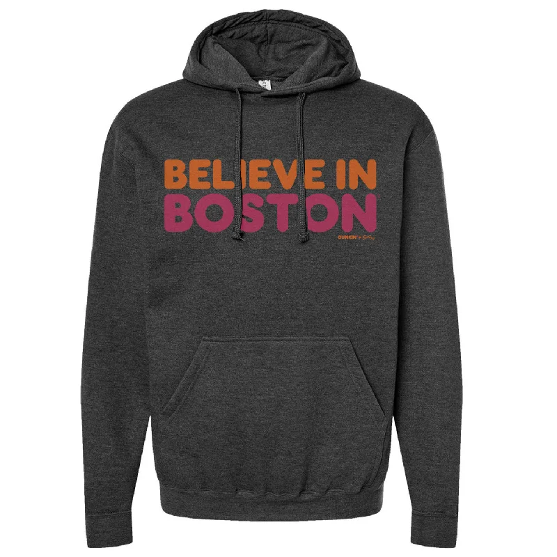 Believe In Boston x Dunkin' Sweatshirt (Dark Heather Gray)