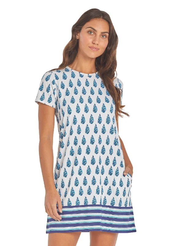 Delray Short Sleeve Shift Dress