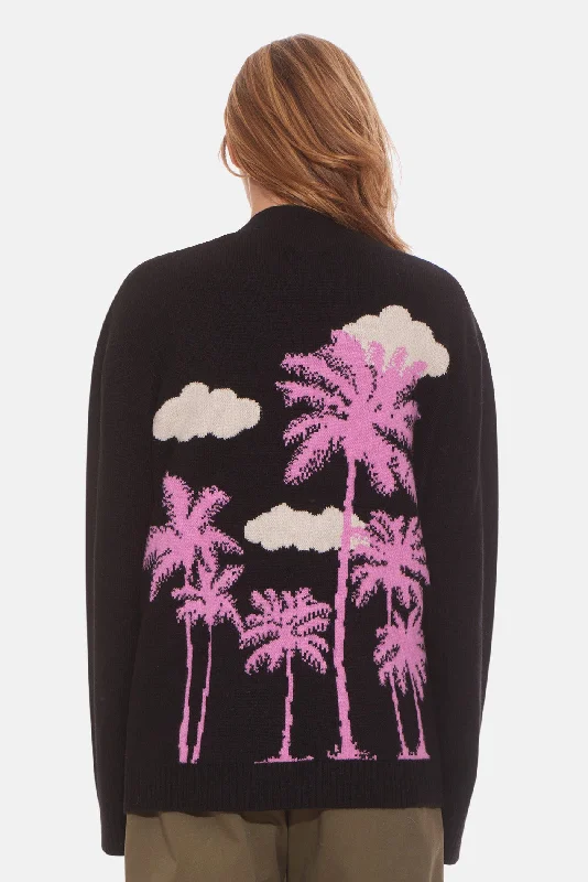 Women's Flamingo Cardigan Black