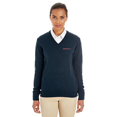 Harriton Ladies' Pilbloc V-Neck Sweater