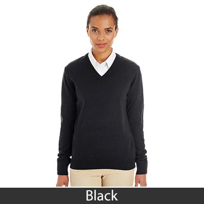 Harriton Ladies' Pilbloc V-Neck Sweater