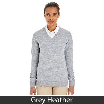 Harriton Ladies' Pilbloc V-Neck Sweater