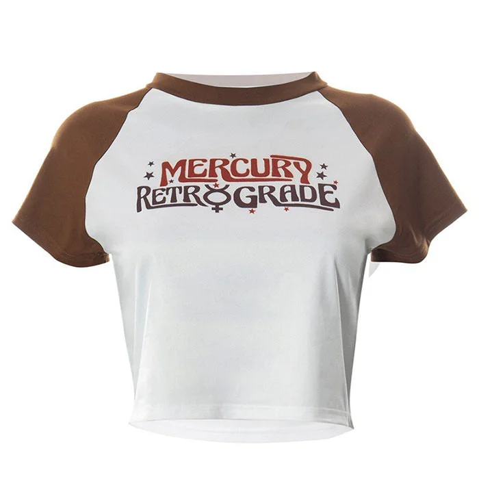 Mercury Retrograde Crop Top