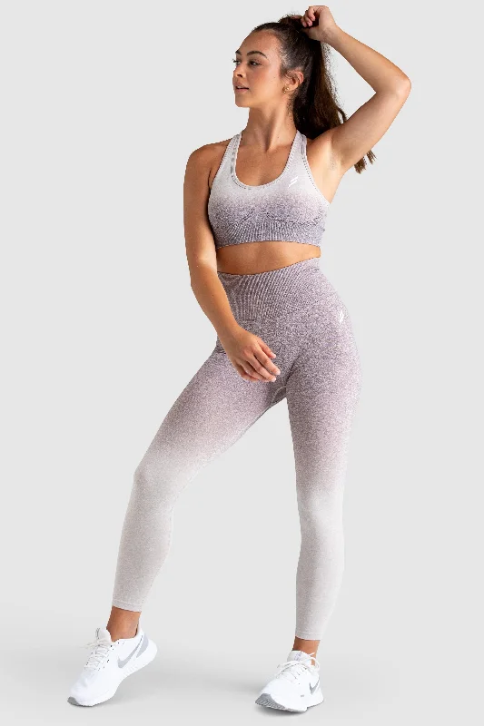 Ombre Seamless Crop - Taupe