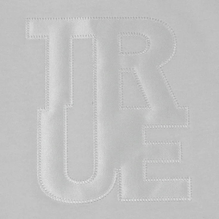 Womens True Logo Hoodie White