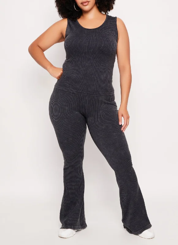 Plus Size Seamless Ribbed Tank Top