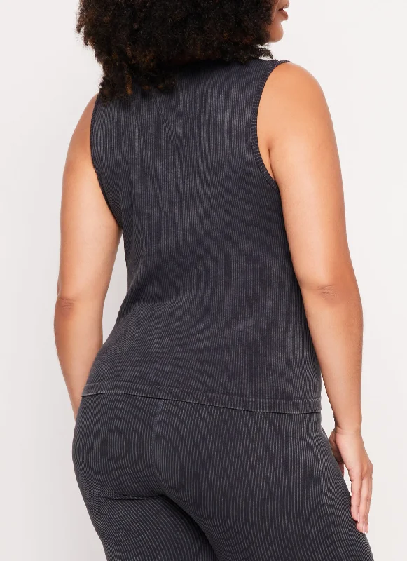 Plus Size Seamless Ribbed Tank Top