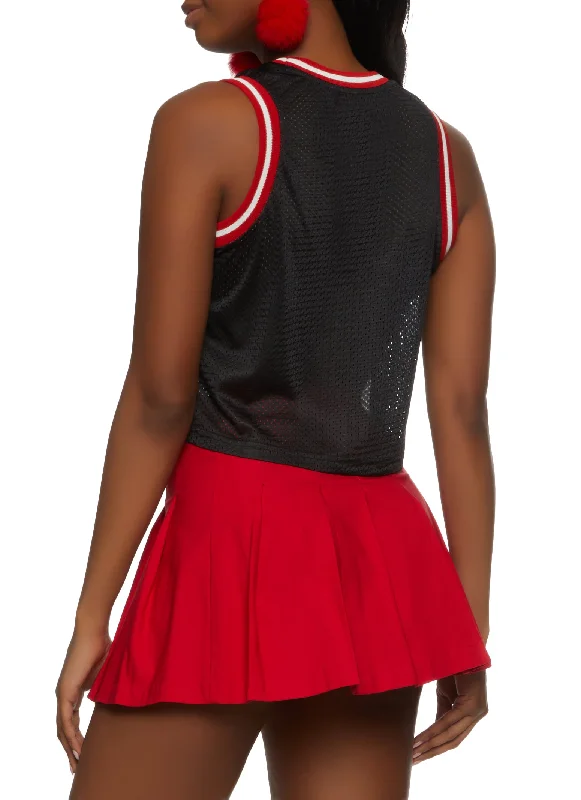 Studded New York 95 Cropped Basketball Jersey