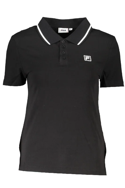 Fila Chic Contrasting Polo with Logo Women's Detail