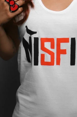 Misfit (Women's White Tank)