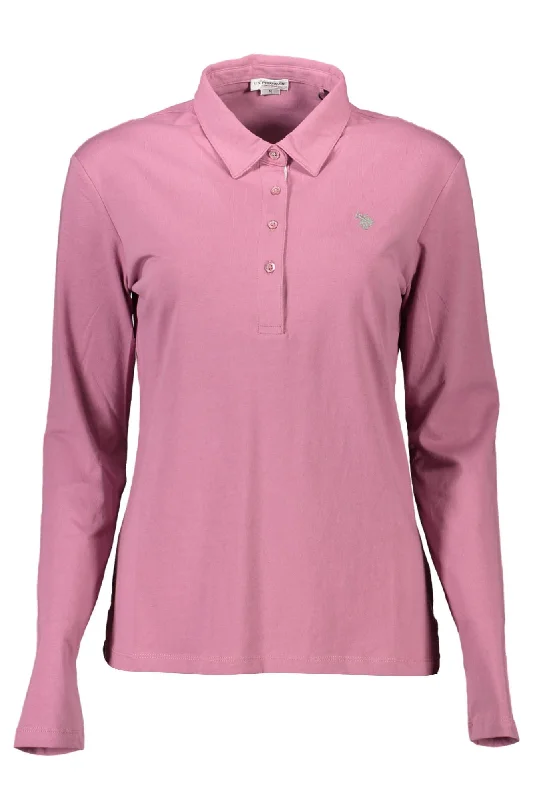 U.S. POLO ASSN. Chic Long-Sleeved  Polo for Women's Women