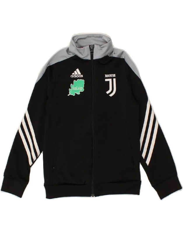 Men's Coats with Down InsulationADIDAS Boys Juventus Graphic Tracksuit Top Jacket 7-8 Years Small Black