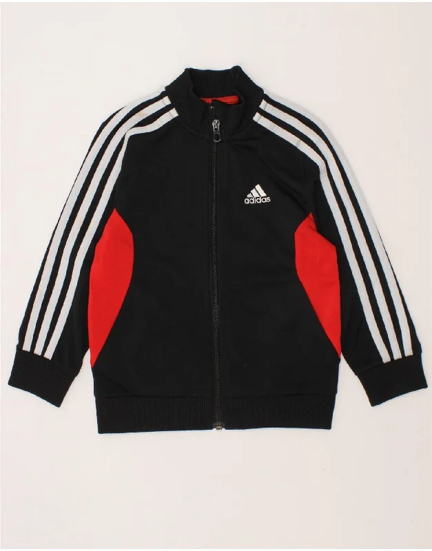 Men's Coats for Every OccasionADIDAS Boys Tracksuit Top Jacket 4-5 Years Black Colourblock Polyester