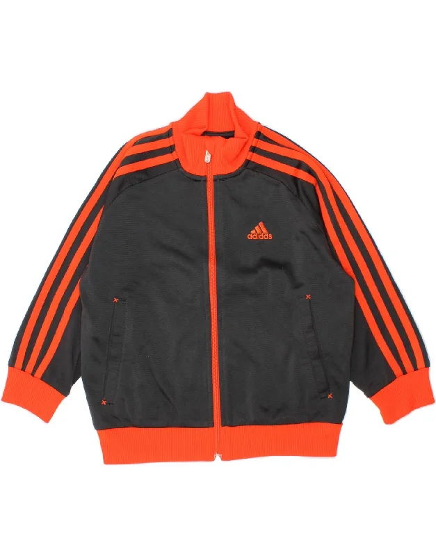 Essential Men's Puffer JacketsADIDAS Boys Tracksuit Top Jacket 4-5 Years  Grey Colourblock Polyester