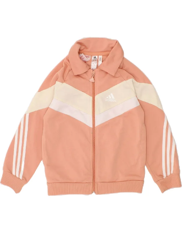 Men's Coats for Short MenADIDAS Girls Graphic Tracksuit Top Jacket 2-3 Years Orange Colourblock