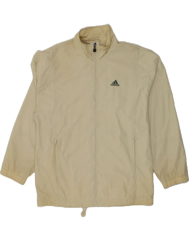 Men's Coats for BikingADIDAS Mens Bomber Jacket UK 38/40 Medium Beige