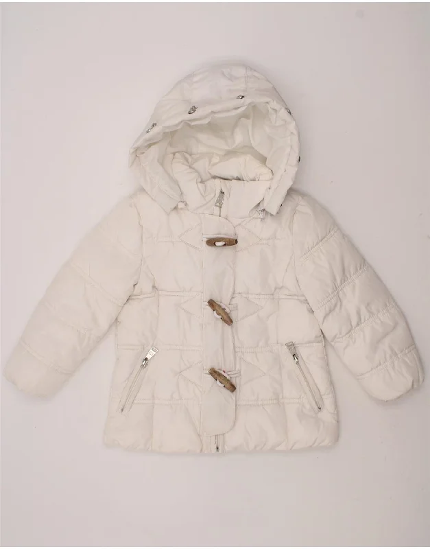 Men's Coats for Every BudgetBACI & ABBRACCI Girls Hooded Padded Jacket 2-3 Years White Polyester