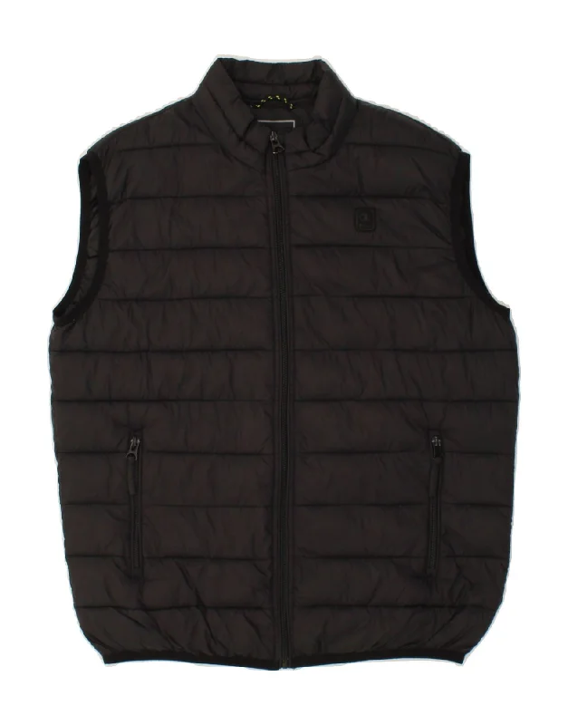 Men's Coats with Breathable FabricCHAMPION Mens Padded Jacket UK 38 Medium Black Polyester