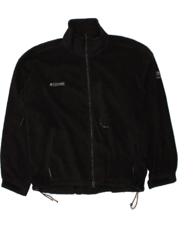 Men's Coats with Down InsulationCOLUMBIA Mens Fleece Jacket UK 42 XL Black Polyester