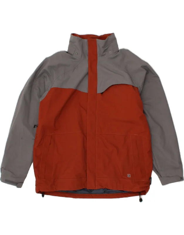 Elegant Men's Wool CoatsCOLUMBIA Mens Windbreaker Jacket UK 42 XL Grey Colourblock Nylon