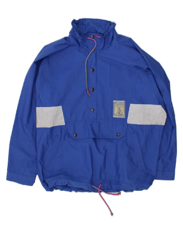 Men's Coats with HoodsDOLOMITE Mens Anorak Jacket UK 40 Large  Blue Colourblock Polyester