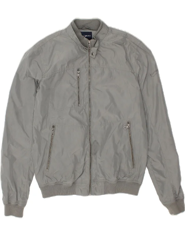 Men's Coats for Outdoor ActivitiesGAS Mens Bomber Jacket UK 38 Medium Grey