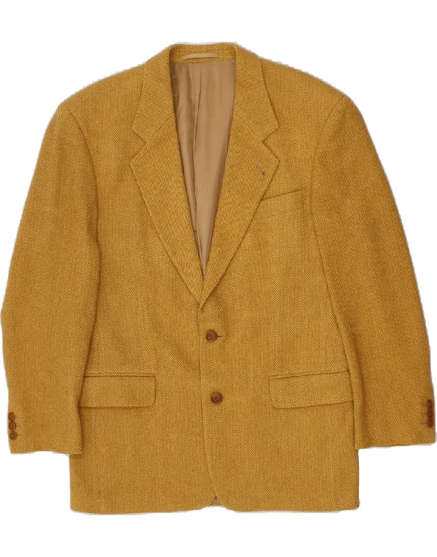 Men's Coats with Reflective StripesHUGO BOSS Mens 2 Button Blazer Jacket UK 38 Medium Beige Herringbone