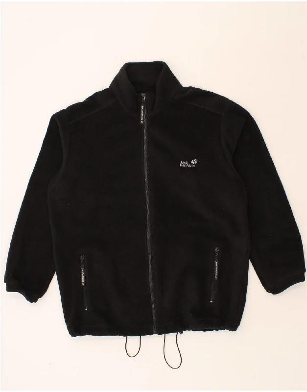 Men's Coats with Synthetic InsulationJACK WILLS Mens Fleece Jacket UK 44 2XL Black Polyester