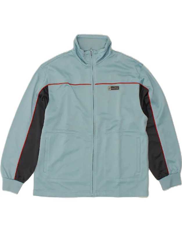 Warm Men's Down JacketsLOTTO Boys Tracksuit Top Jacket 11-12 Years Medium Blue Colourblock