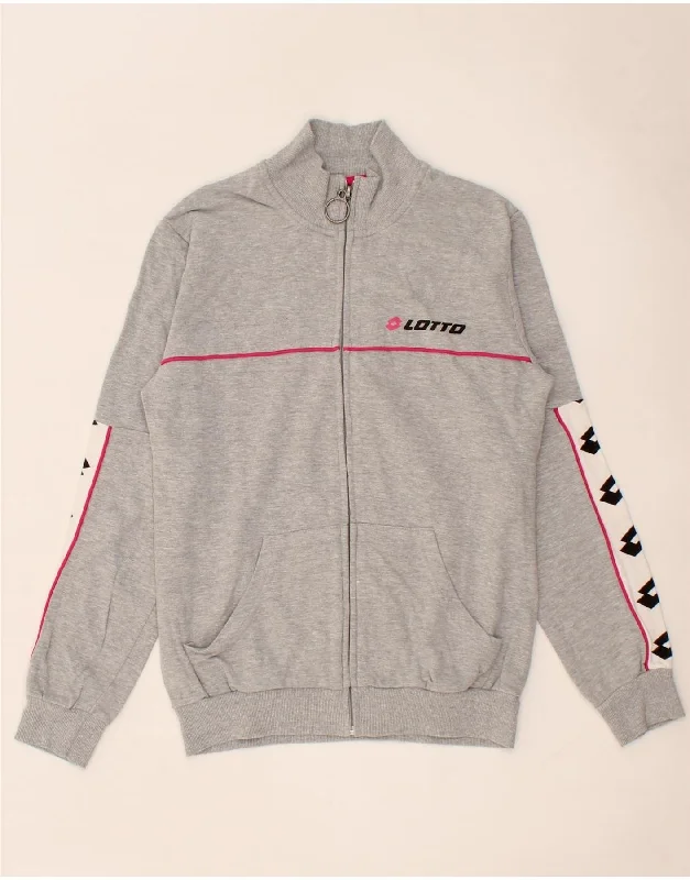 Men's Coats for SnowboardingLOTTO Girls Graphic Tracksuit Top Jacket 13-14 Years Grey Colourblock