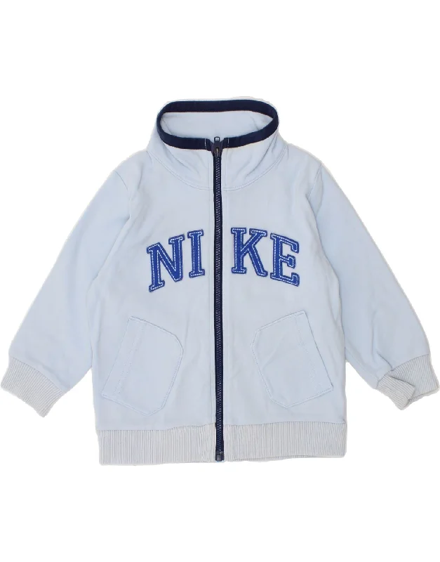 Men's Coats with VentilationNIKE Baby Boys Graphic Tracksuit Top Jacket 12-18 Months Blue Cotton